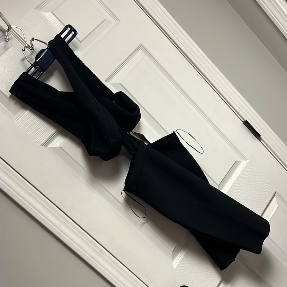 A. Elegant Black Sleeveless Jumpsuit